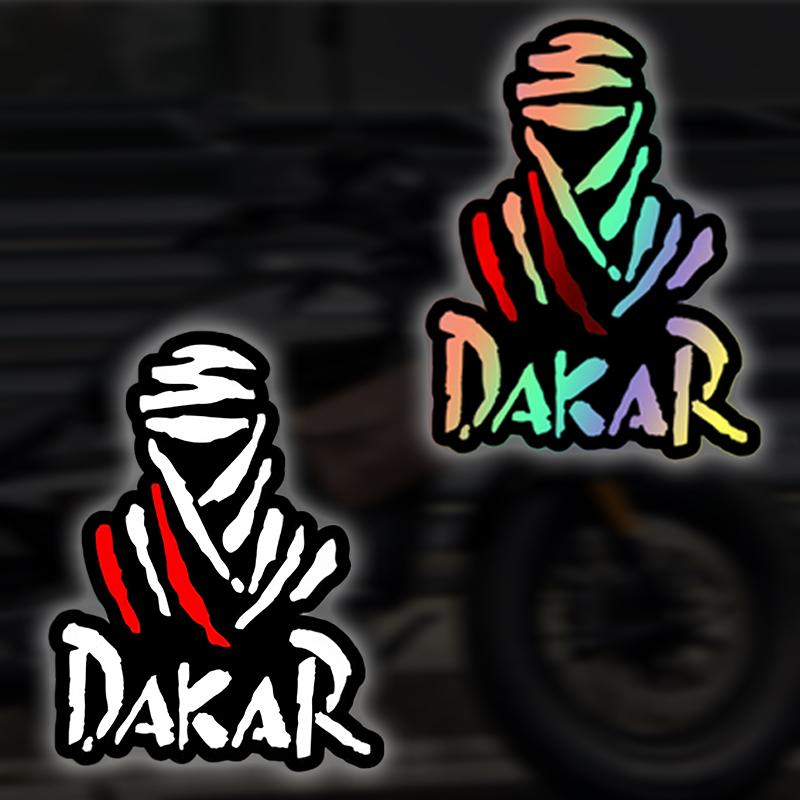 Scooter Helmet Set - 1PC 다카르 랠리 게임 오토바이 스티커
