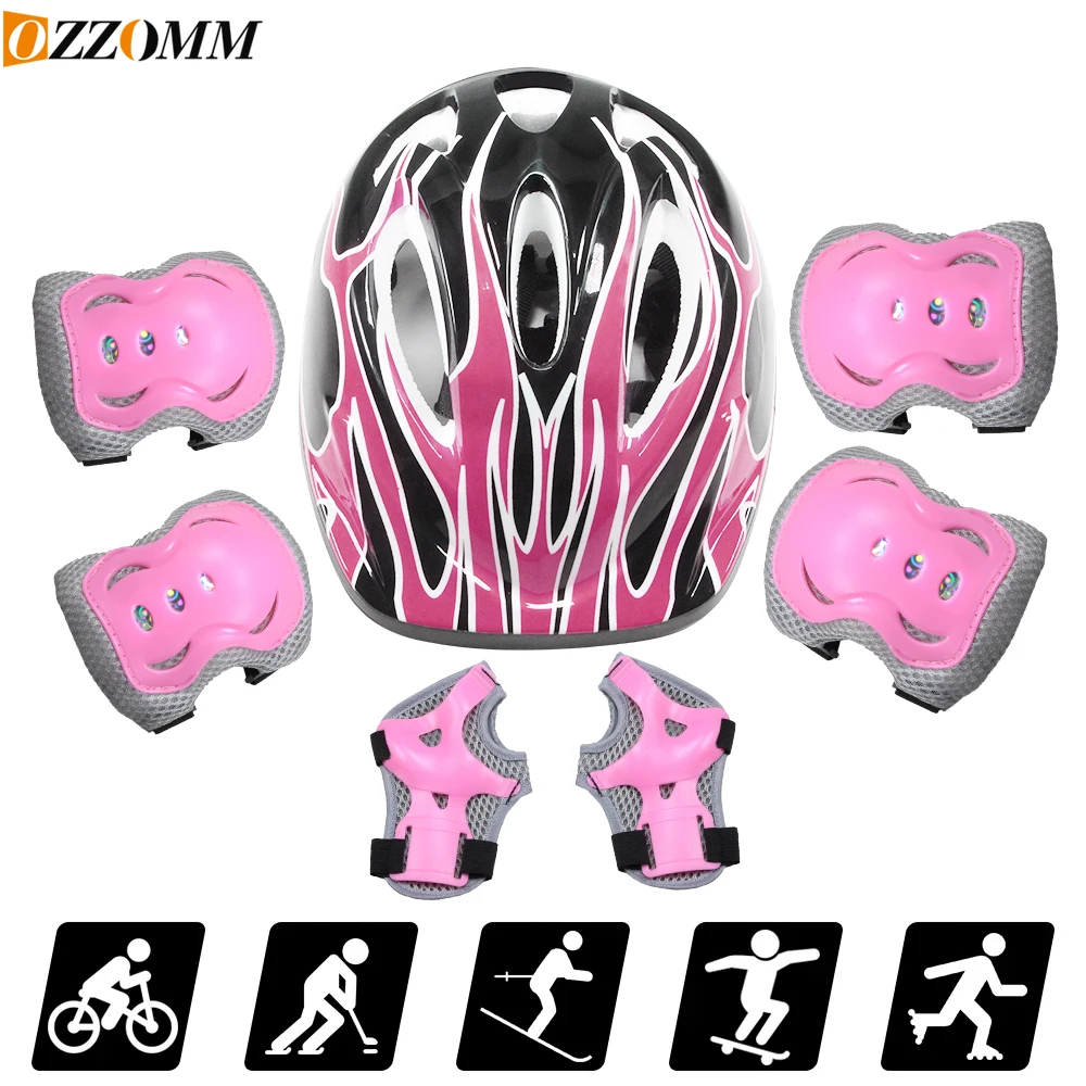 Scooter Helmet Set - 7종 어린이 자전거 헬멧 세트 스케이트보드