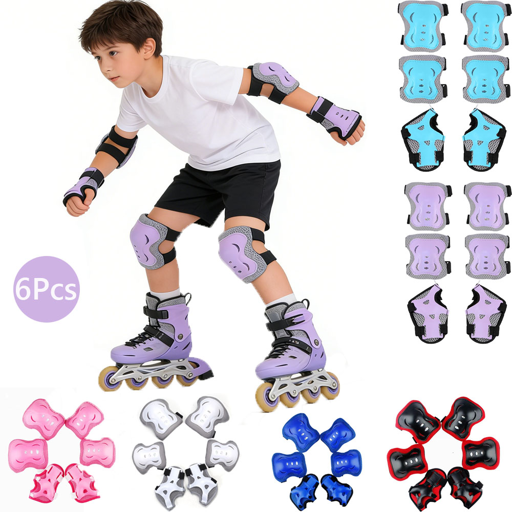 Scooter Helmet Set - 어린이 무릎 보호대 팔꿈치 보호대 3-7세