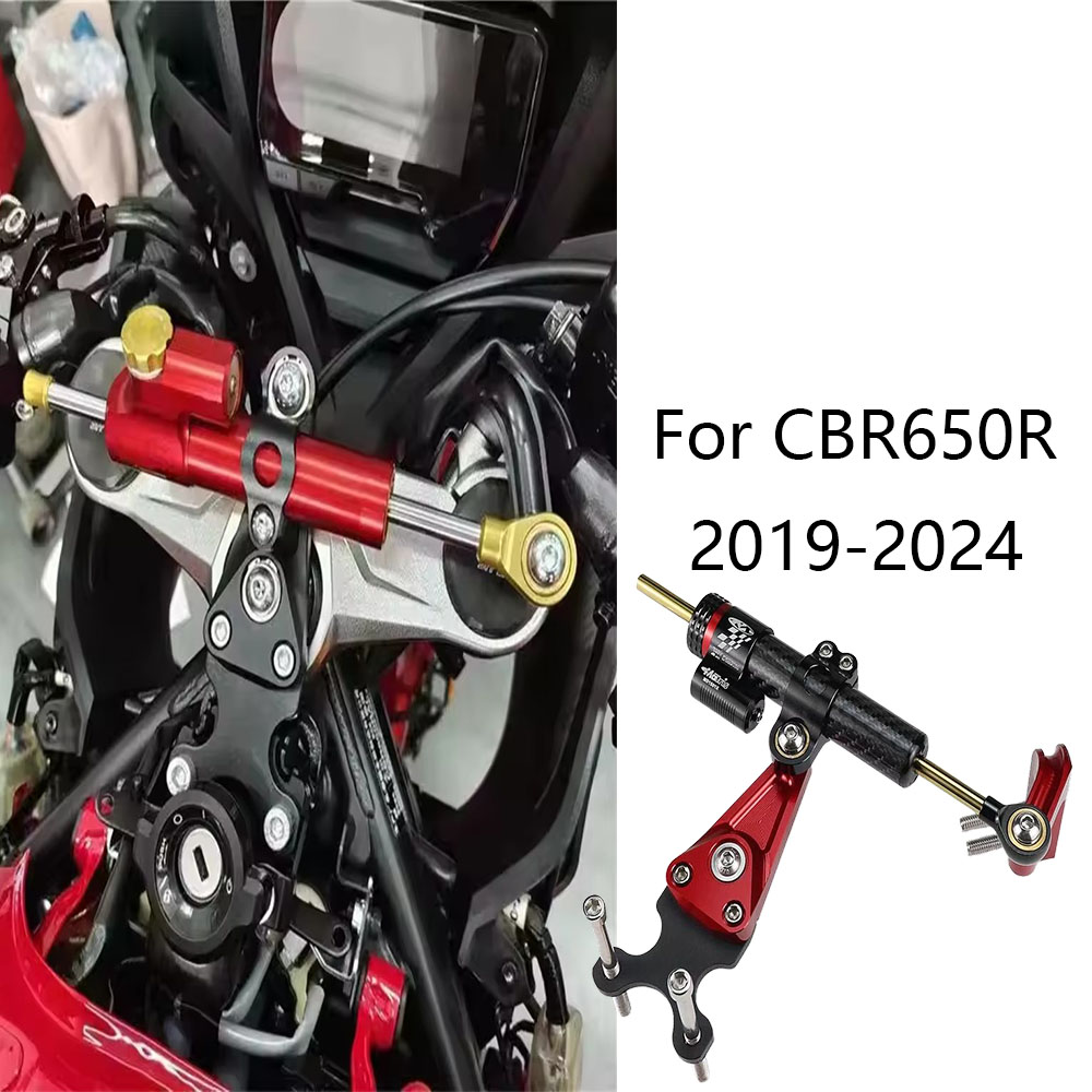 (2019-2024) CBR650R용 오토바이 서스펜션 - Steering Damper Stabilizer Kit Cnc 리뷰 및 가격