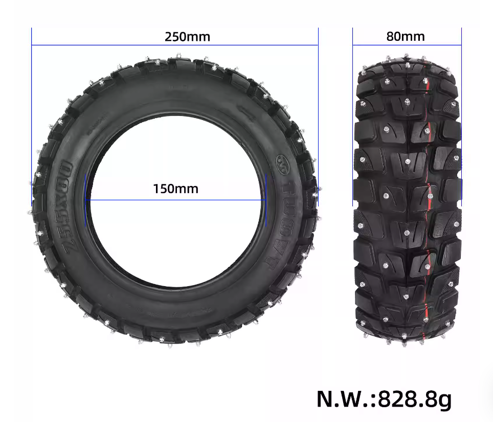 STLF T255*80 스노우 타이어, 미끄럼 방지 스 - Scooter Tire 리뷰 및 가격
