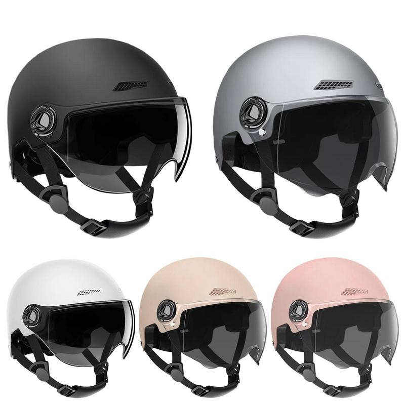 오토바이 헬멧 제트 스타일 자전거 헬멧 남성 여성 성인 - Scooter Helmet Set 리뷰 및 가격