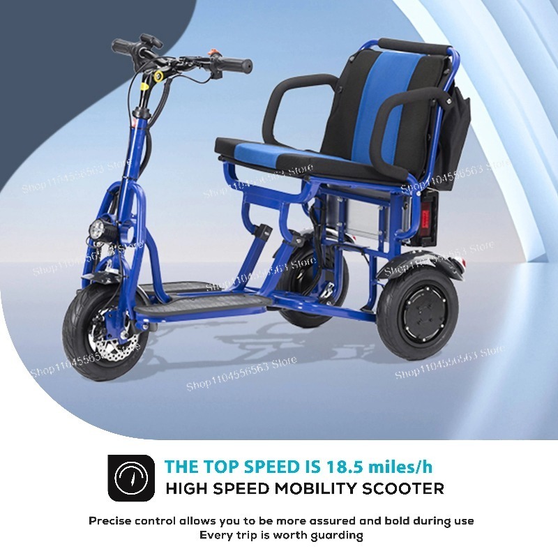 휴대용 경량 전동 접이식 이동 스쿠터, 고품질 4륜 장 - Folding Electric Scooter 리뷰 및 가격