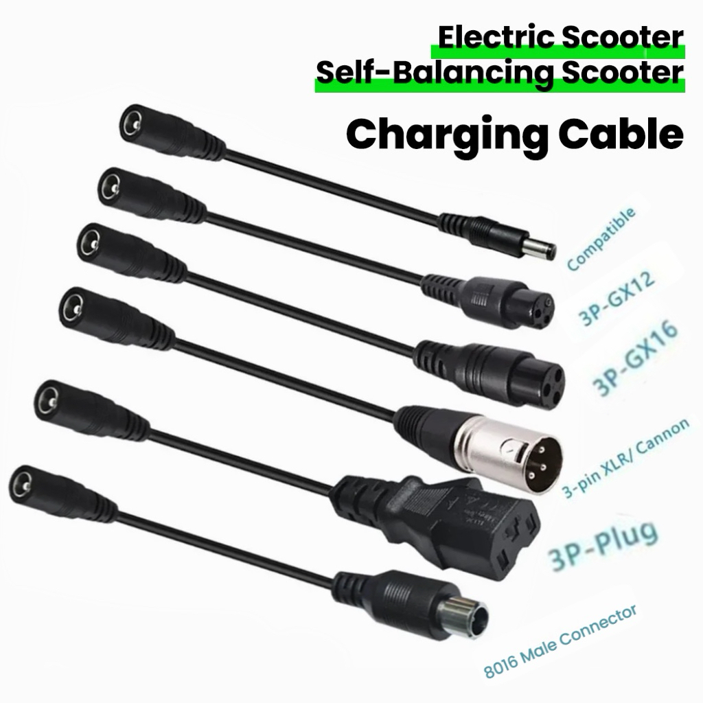 DC5.5MM ~ M12/M16/8016/5525/3P - Electric Scooter Charger 리뷰 및 가격